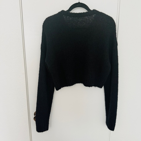 Reformation Wenda alpaca v-neck crop sweater • size‎ S - Picture 5 of 7